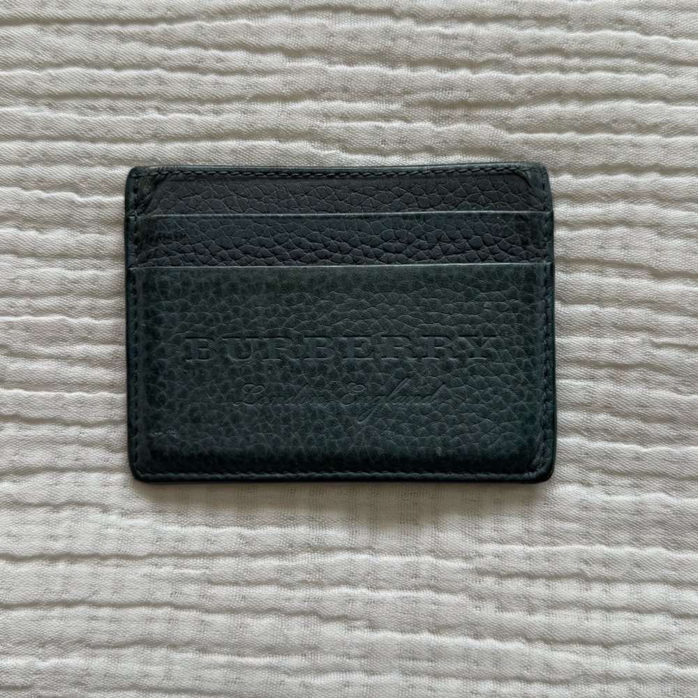 Burberry Grainy Leather Card Case
